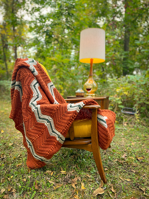 Harvest Chevron Blanket