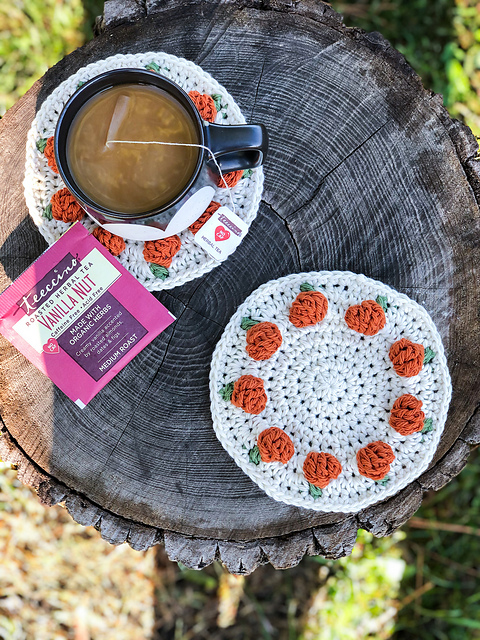 Farmhouse Pumpkin Coaster