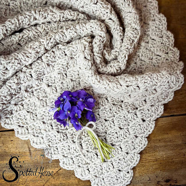 Easy Crochet Heirloom Baby Blanket Pattern Baby Flower Squares