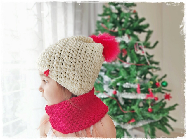 Mia Slouchy Beanie & Cowl