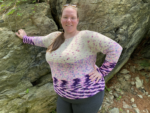 Pink Sunset Adult Blouse