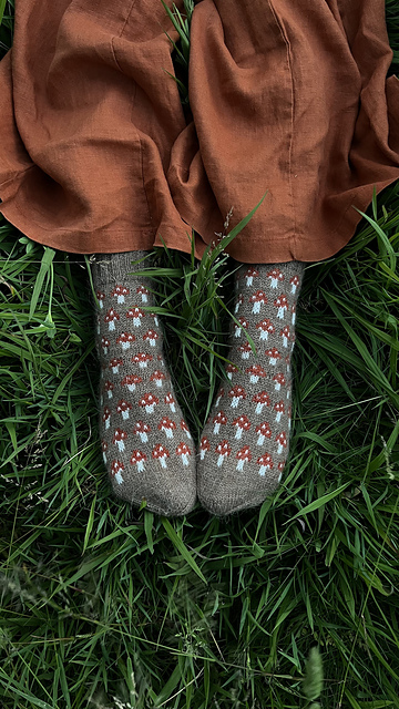 Fly Agaric socks