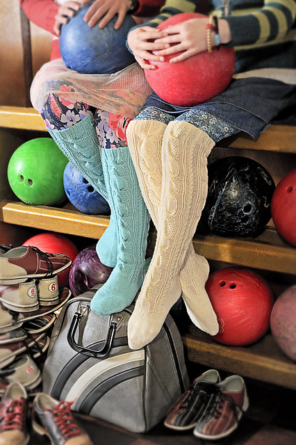 Cable Cable Cable Socks