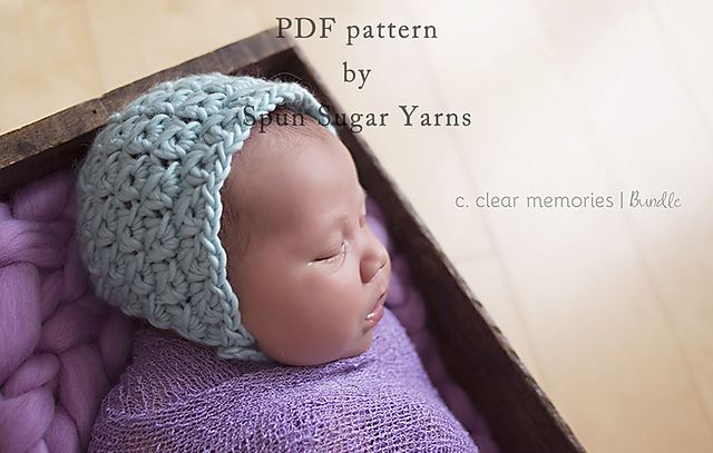 Broomstick Lace Bonnet