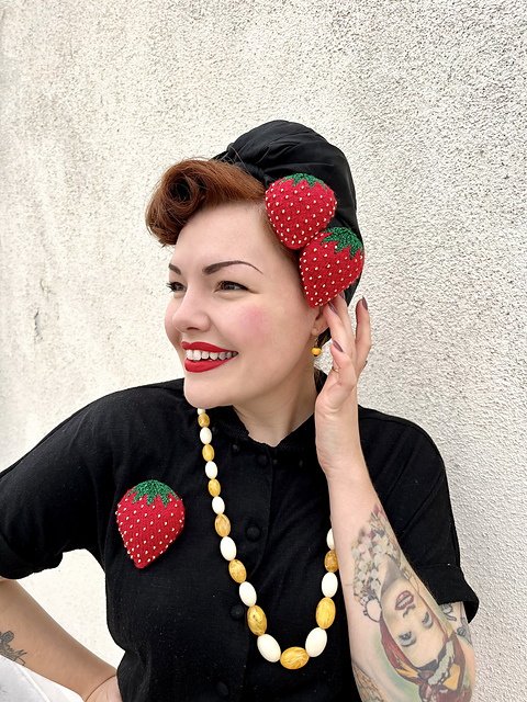 Tutti-Frutti Brooch & Hair Clip