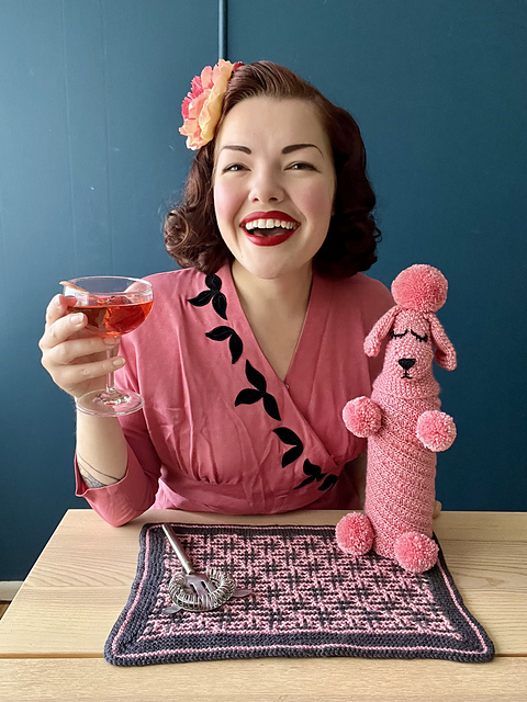 Penny the Poodle & Placemat