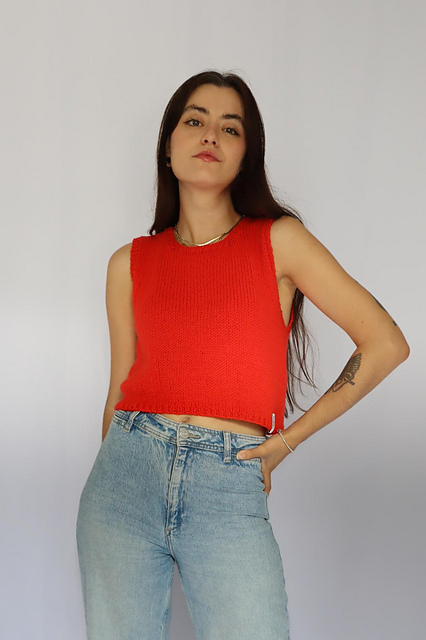 The Spicy Cropped Vest