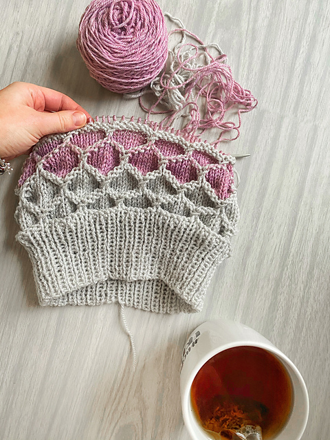 Lattice beanie