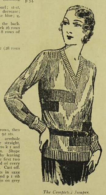 The Easy-Knit Patterned Jumper