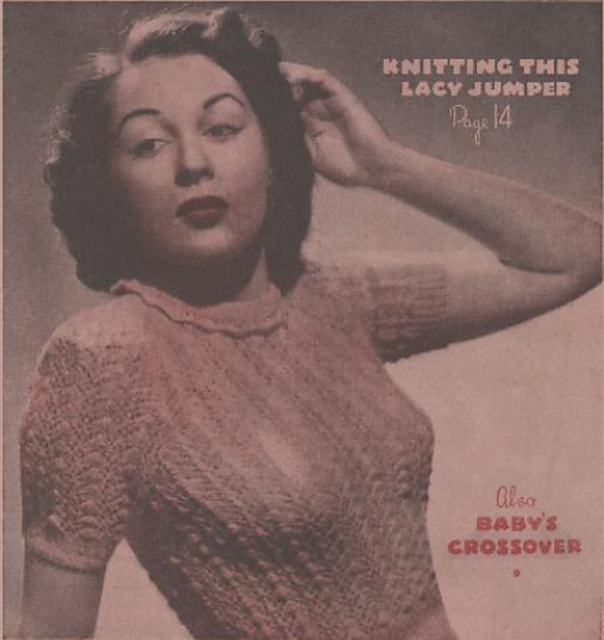 Collared Lacy Jumper
