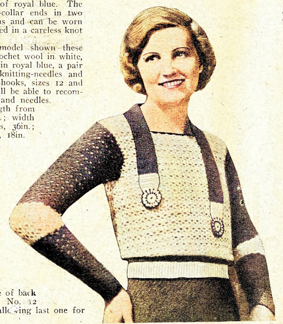 Lacy Jumper with Sleeves