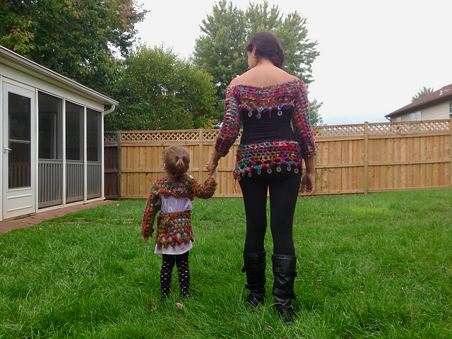 Mother-Daughter Choli & Coin Belt
