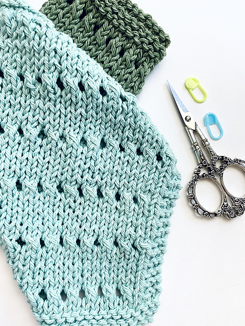 Eyelet Lace Washcloth