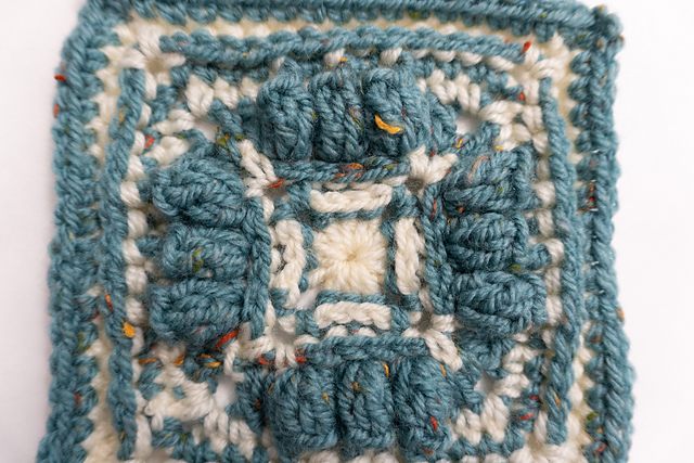 Mélange Blanket CAL Square #31