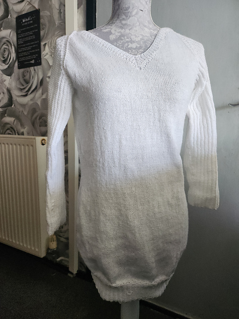 Selenite V Neck Jumper