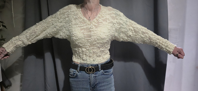 White Willow Batwing Sweater
