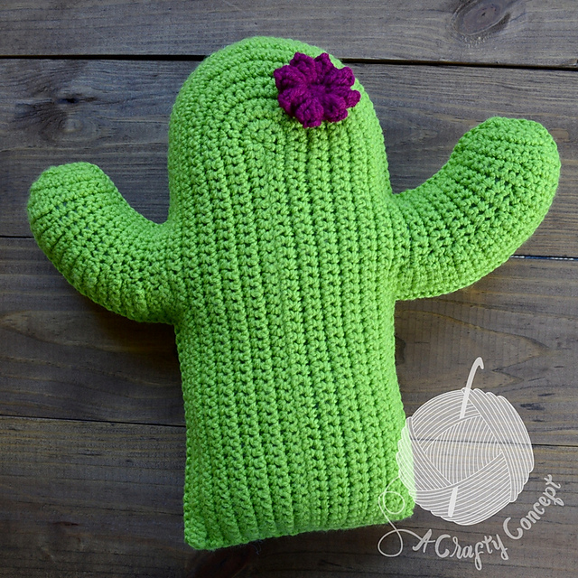 Crafty Cactus Pillow