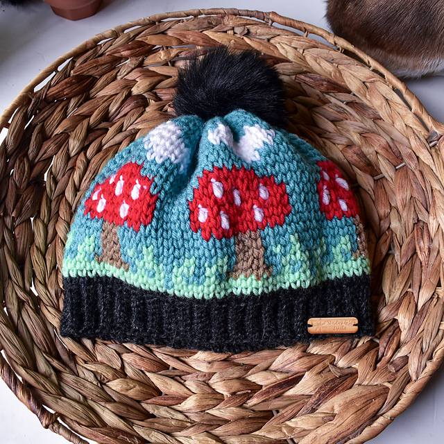 Forest Mushroom Beanie