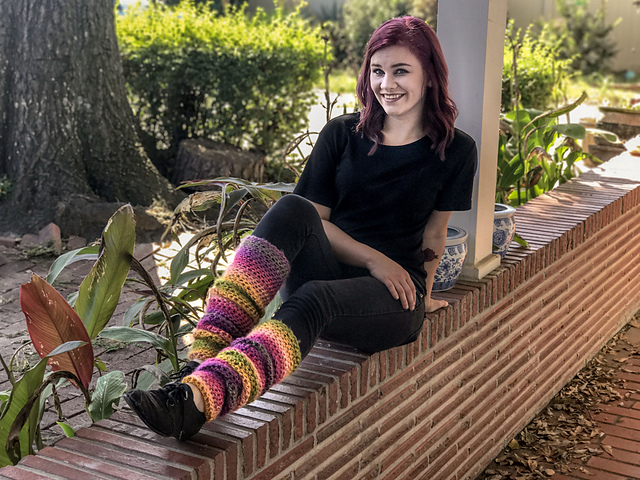 Comfy Coral Reef Legwarmers
