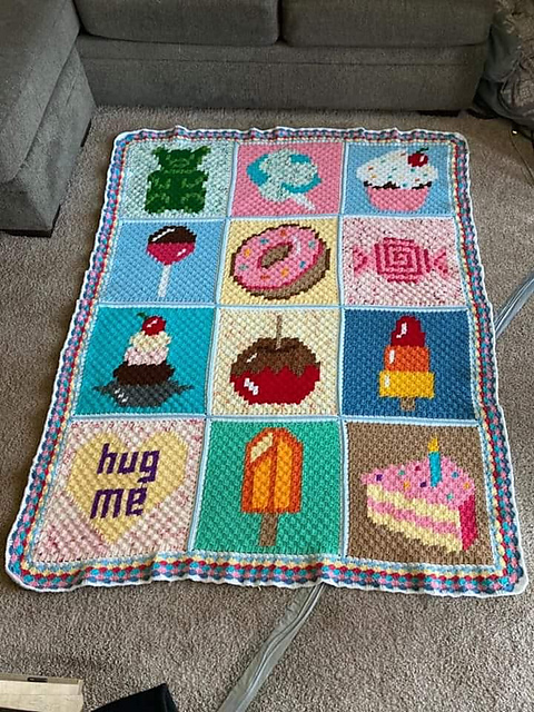 Sweet Treats C2C Blanket CAL