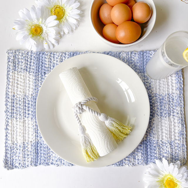 Farmhouse Plaid Placemat