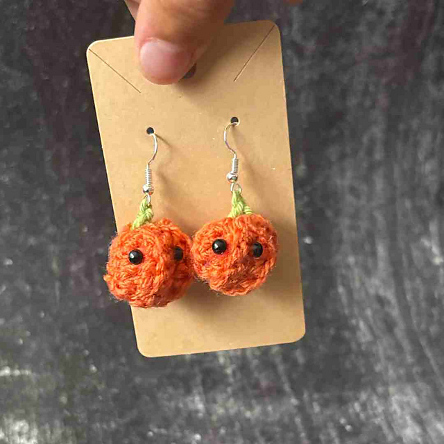 Halloween Pumpkin Earrings