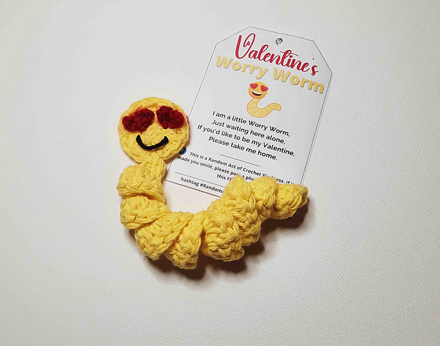 Valentine's Worry Worm
