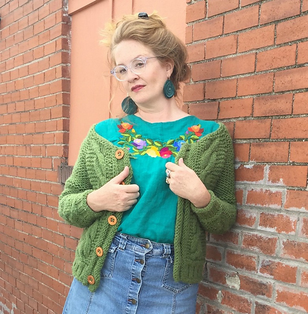 Bulky Cabled Cardigan