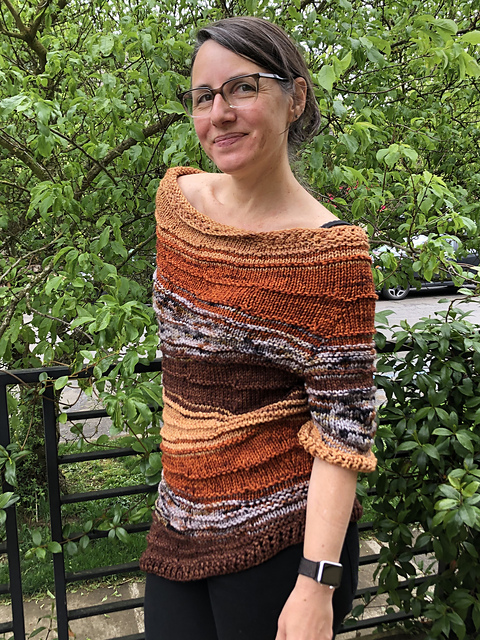 Wedge Stripe Top