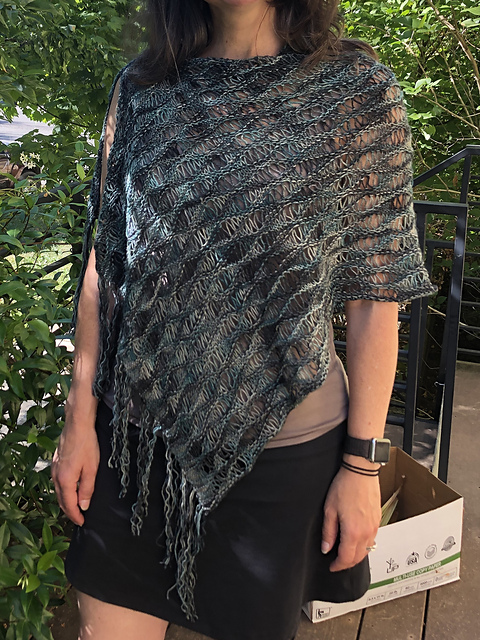 Wavy Lacy Poncho