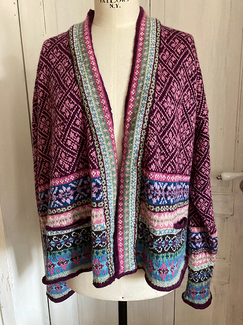 Buntes Fairisle Jäckchen