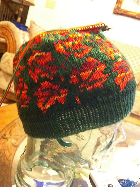 Falling Leafs beanie Hat