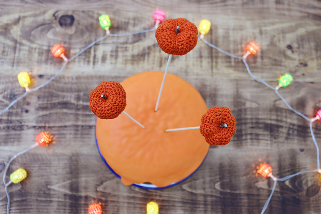 Pumpkin Cake Toppers