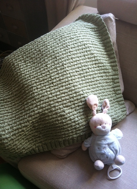 Gelato al pistacchio baby blanket
