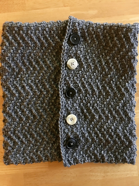 Chevron Button Cowl