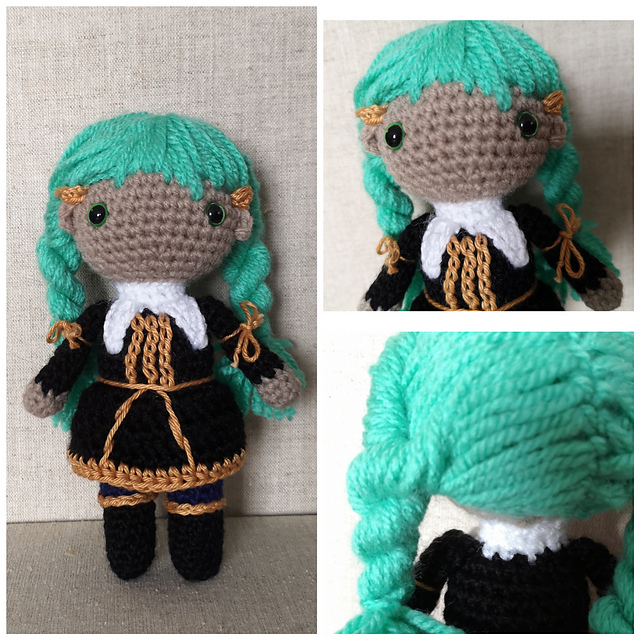 chibi amigurumi doll