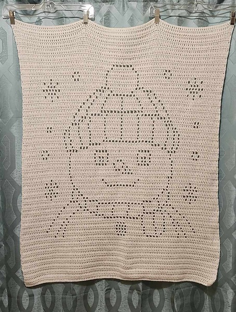 Snowman Filet Blanket