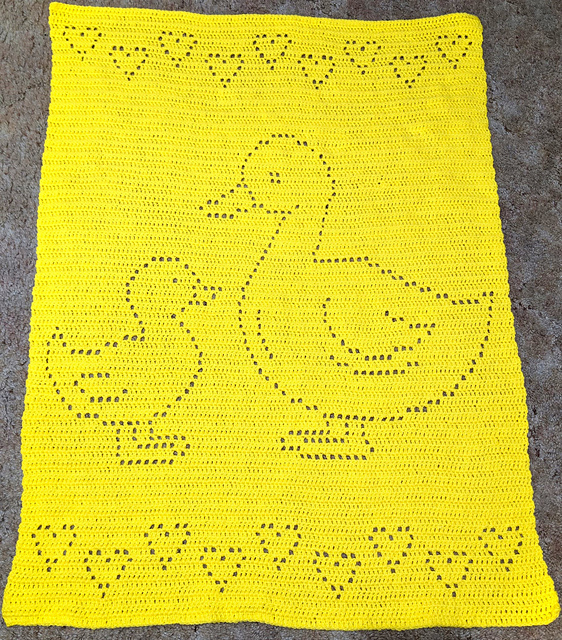 Loving Ducks Filet Blanket