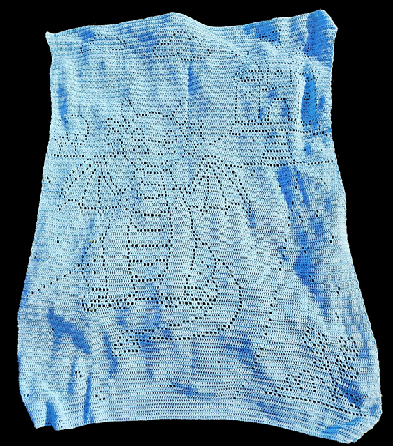 Dragon and Castle Filet Blanket