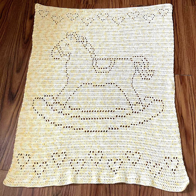 Rocking Horse Filet Blanket
