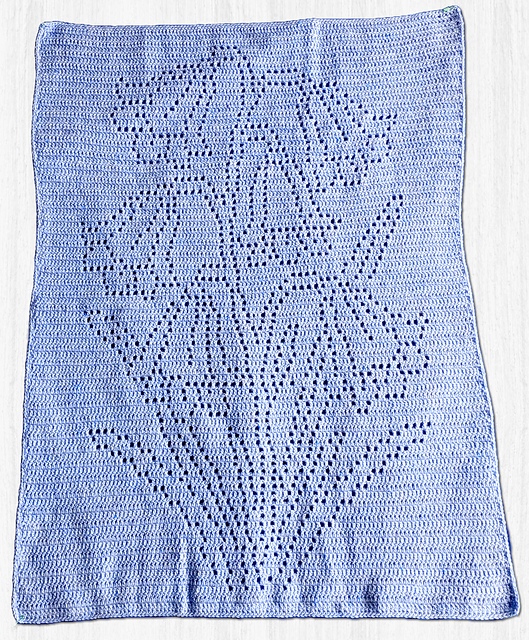 Bluebells Filet Blanket
