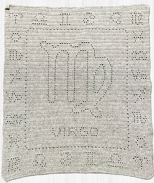 Zodiac Virgo Filet Blanket
