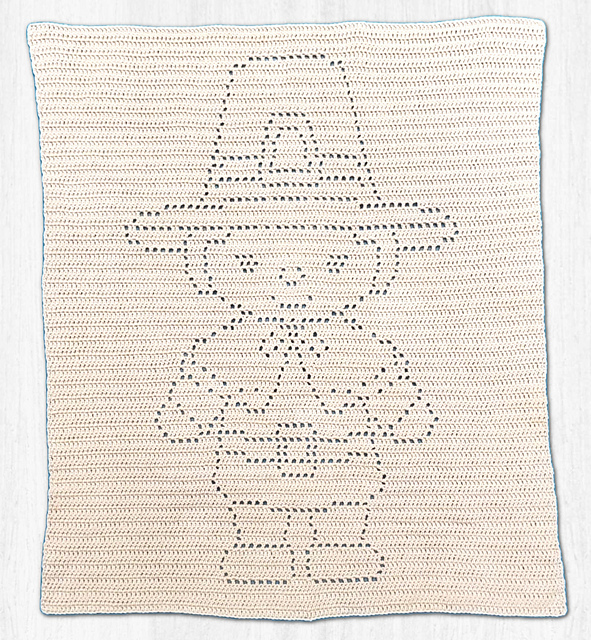 Thanksgiving Pilgrim Filet Blanket