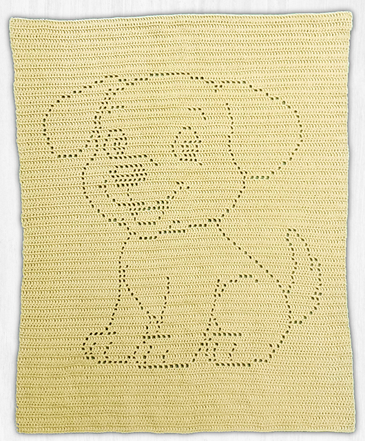 Cute Dog Filet Blanket