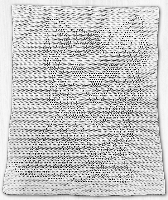 Cute Yorkie Filet Blanket