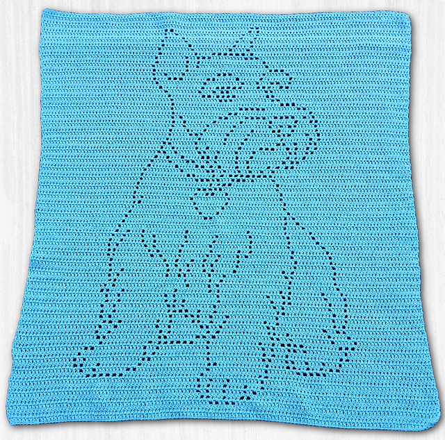 Miniature Schnauzer Filet Blanket