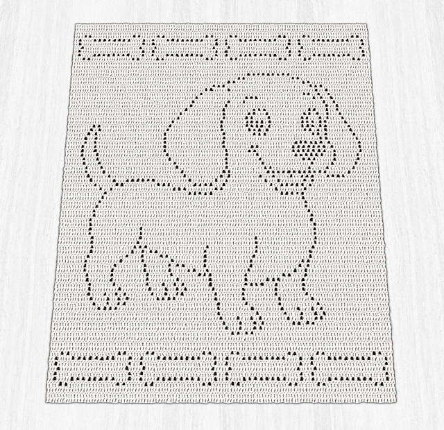 Cute Dachshund Filet Blanket