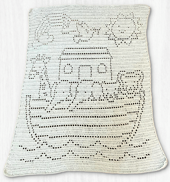 Noahs Ark Filet Blanket