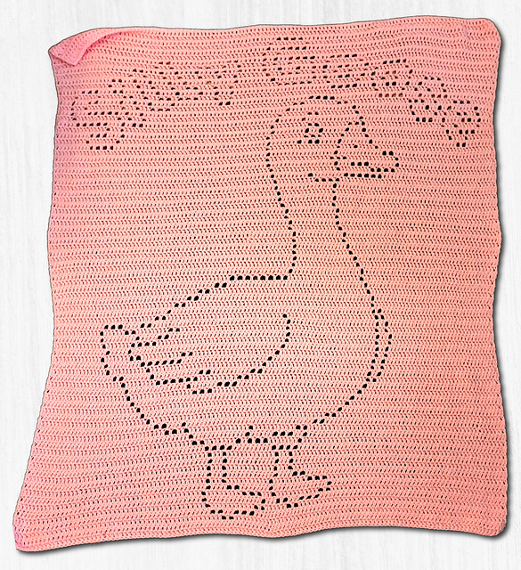 Silly Goose Filet Blanket