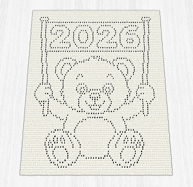 Bear 2026 Filet Blanket